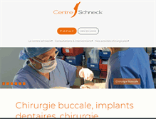 Tablet Screenshot of centreschneck.fr